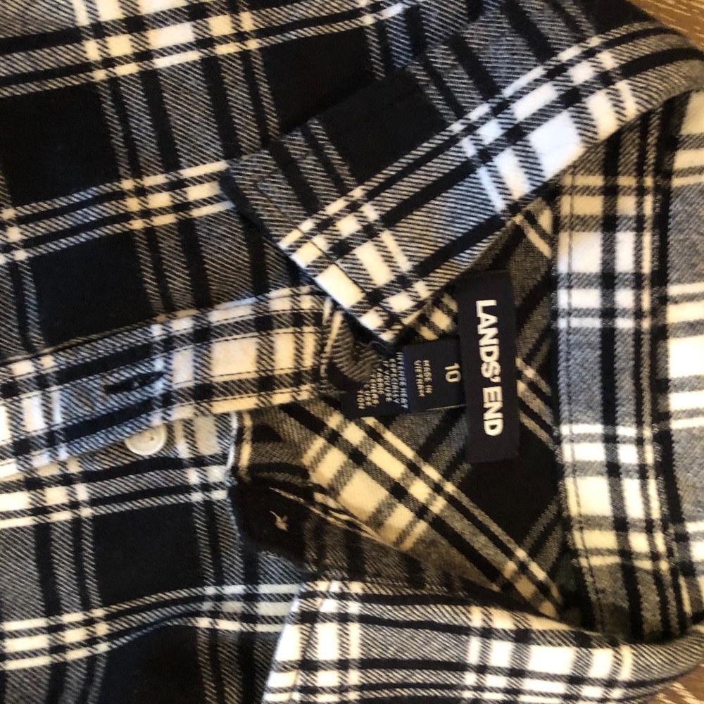 Woman's Lands End Flannel